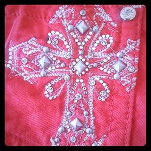 Miss Me red denim jeans